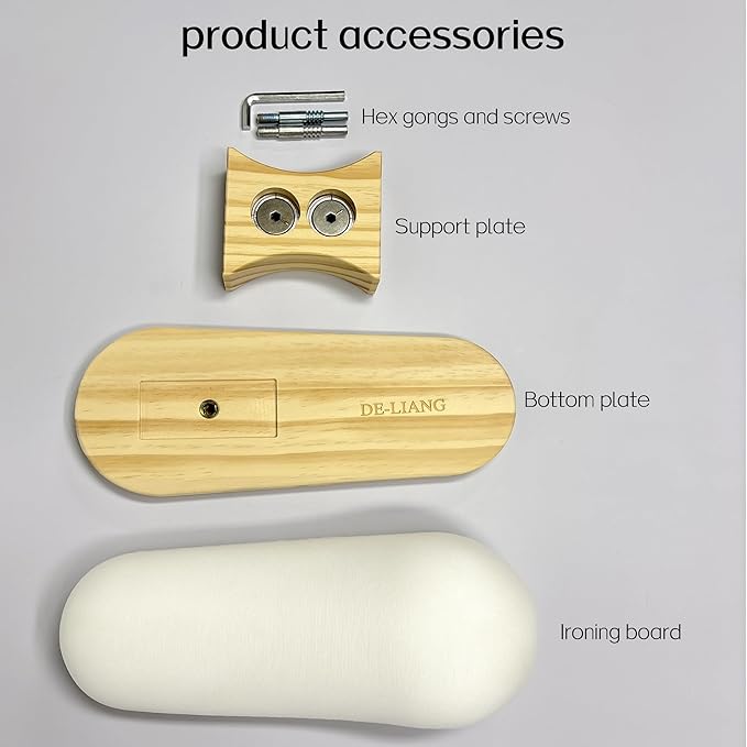 Padded Chest & Sleeve Ironing Boards Small, Compact, Cotton Padded Board for Irons Wooden Ironing Pressing Tool for Sewing Craft Household