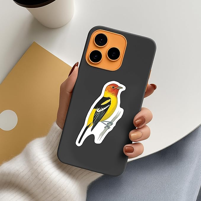 BEATRI Bird Stickers 50Pcs Vinyl Waterproof Decals for Water Bottles, Laptop, Notebook, Scrapbook, Luggage, Cell Phone, Skateboard, Helmet (Bird Stickers)