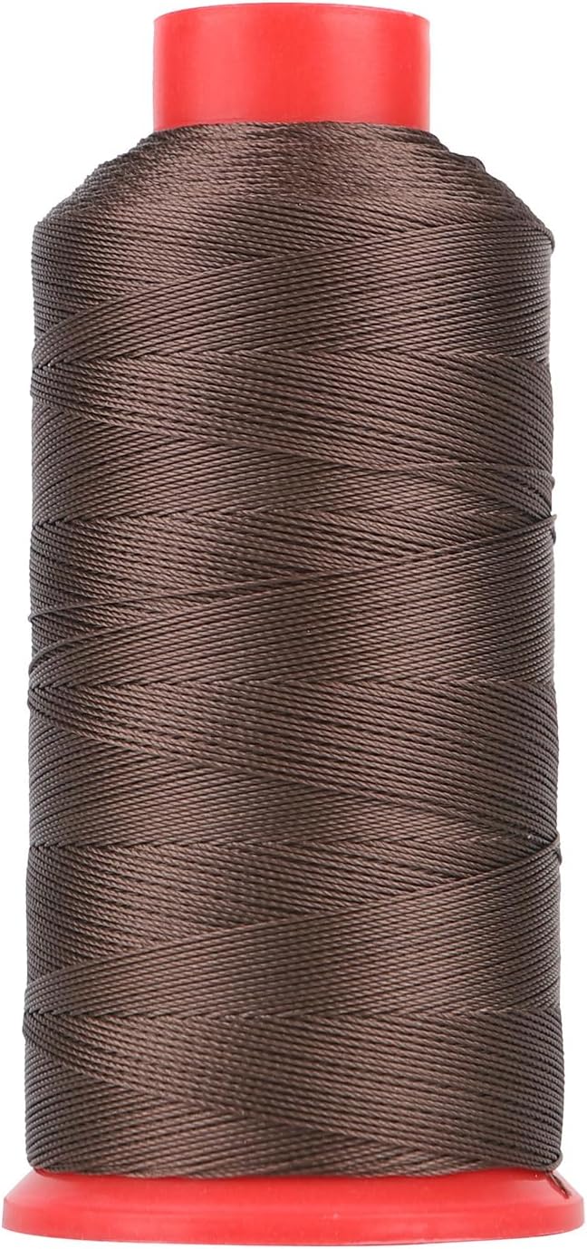 Heavy Duty Bonded Nylon 66 Sewing Thread 420D/3 T135#138 750 Yards for Canvas Furniture Upholstery Leather Goods Leather Footwear Outdoors(588, 420D/3)