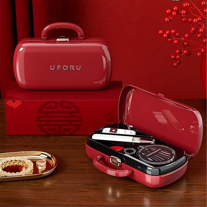 Dard Red Sewing Project Kit, Family Sewing Supplies Repair Kit Traveler Sewing Kit Sewing Thread Accessories DIY Sewing Supplies Organizer (Dark Red)
