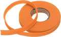 MECCANIXITY 1/2 Inch Single Fold Bias Tape Polyester Continuous Bulk Bias Tape for Sewing,Seaming Quilting Hemming Binding Crafts (Orange 10 Yards)
