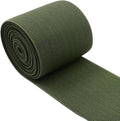 Strapcrafts 3-Inch Wide by 2-Yard Colored Woven Elastic Band,Army Green 13070