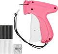 Portable Handheld Stitch Gun for Clothes Tagging, Quick Sewing, Hemming, and Fixing, with Sewing Kit including 5 Extra Needles,1000 pcs Black Fasteners & 1000pcs White Fasteners(5mm), PINK