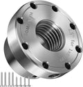 Wood Lathe Steel Faceplate 2.5",Faceplate for Wood Lathe,Lathe Face Plate Fit for 1" x 8TPI Spindle