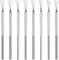 8Pcs Clay Scoring Tools Sculpting Ceramics Needle Tools for Clay Pottery Wire Feather Texture Tool for Ceramic Polymer Pottery Texturing Modeling