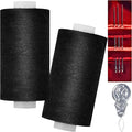 All Purpose Sewing Thread-2 Spools of Hand Polyester Sewing Thread with 3needles 1 Needle Threader for Sewing Machine for Hand and Machine Sewing(Black, 2 spools)