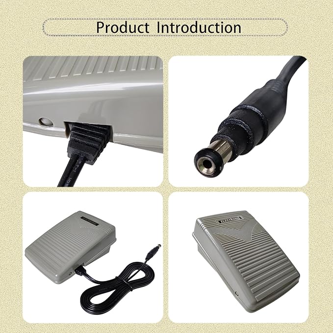 Foot Control Pedal & Cord for Viking Quilt Designer Sapphire 830 850 870 875,#4132265-01