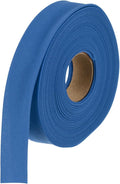 MECCANIXITY 1 Inch Double Fold Bias Tape Polyester Continuous Bulk Bias Tape for Sewing,Seaming Quilting Hemming Binding Crafts (Dark Blue 10 Yards)