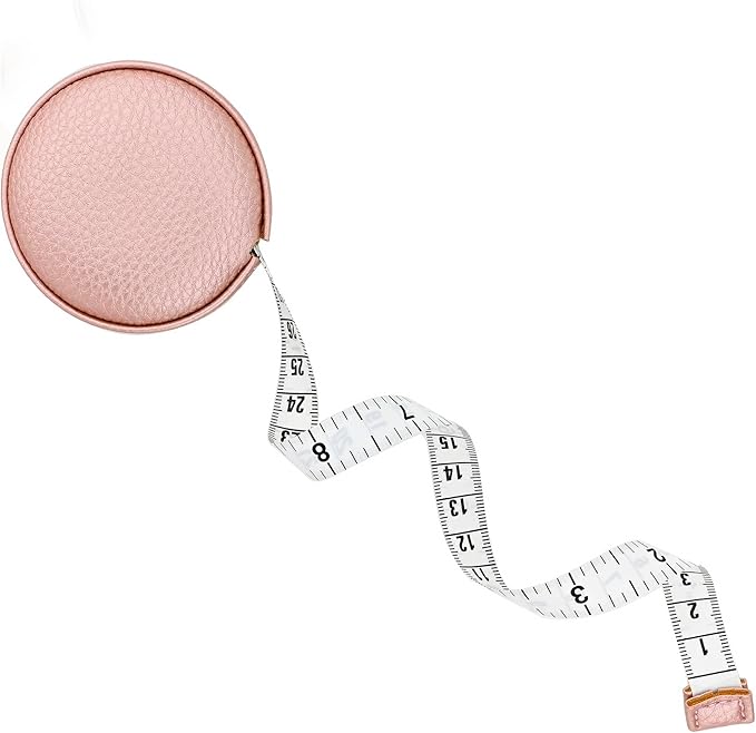 3m/120 Tape Measure Body Measuring Tape for Body Cloth Tape Measure for Sewing Fabric Tailors Medical Measurements Tape Dual Sided Cloth Tailor Craft Ruler Retractable(Pink)