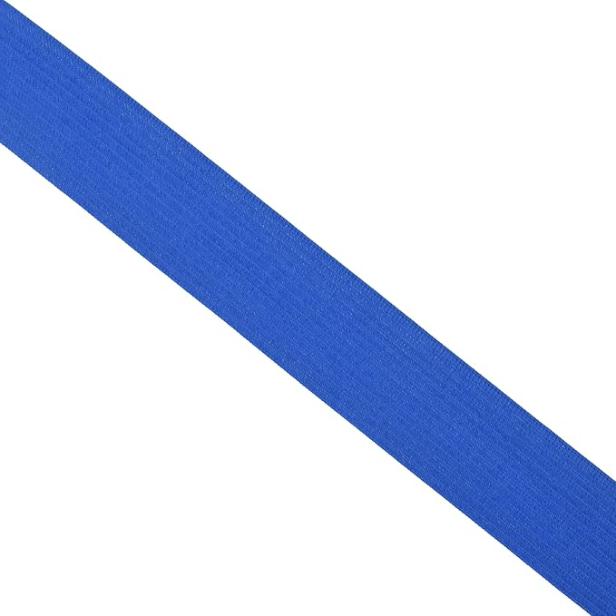 Mandala Crafts Wide 1 Inch Denim Elastic Bands Spool for Pants Waistbands Sewing and DIY Crafts, 50 YD Stretchy Flat Fabric Strap Knit Elastic Band for Wig