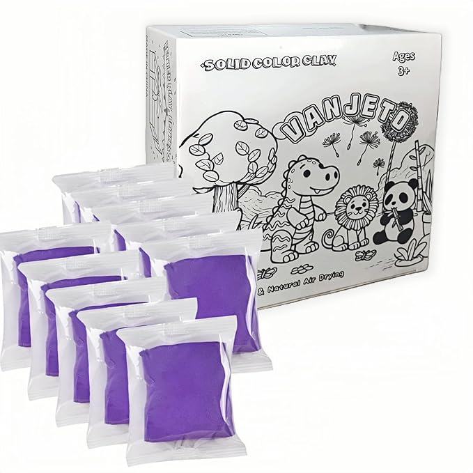 Modeling Clay for Kids, VANJETO Molding Magic Clay for Kids Air Dry, Super Soft Clay for DIY Slime, Ultra Light Air Dry Modeling Clay for Toddlers Children Teens, 7 OZ/Bag