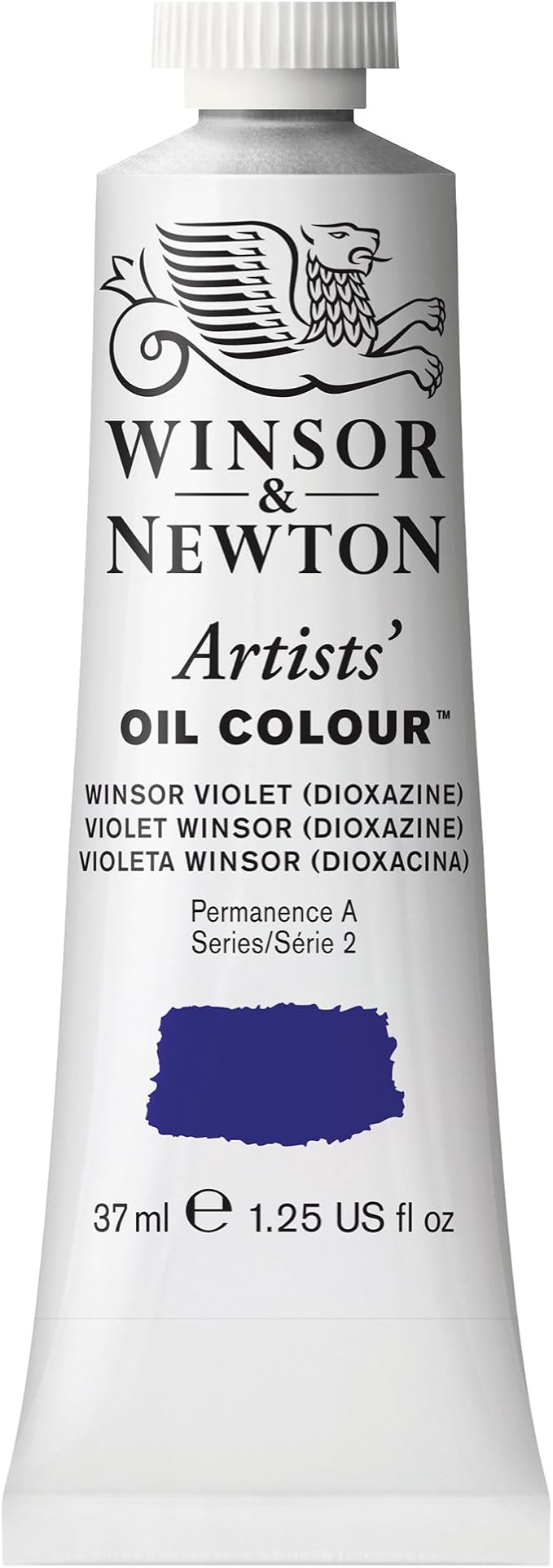 Winsor & Newton Artists' Oil Color, 37ml (1.25 oz) Tube, Winsor Violet Dioxazine