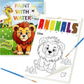 ALNETI Paint with Water Books for Toddlers - Watercolor Painting Book - Children Arts and Crafts for Kids 3 5 4 Year Old - Toddler Activities Ages 4-8 - Art Craft Kits - Water Coloring Book Animals