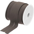 MECCANIXITY 1 Inch Single Fold Bias Tape Cotton Continuous Bulk Bias Tape for Sewing, Seaming Quilting Hemming Binding Crafts (Light Brown 10 Yards)