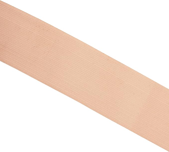Mandala Crafts Wide 2 Inch Nude Elastic Bands Spool for Pants Waistbands Sewing and DIY Crafts, 25 YD Stretchy Flat Fabric Strap Knit Elastic Band for Wig