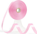 60 Yards Pink Ribbon 1/2 Inch, Solid Pink Satin Ribbon for Gift Wrapping, Crafts, Flower Bouquet, Wedding, Baby Shower, Festival, Christmas, Halloween
