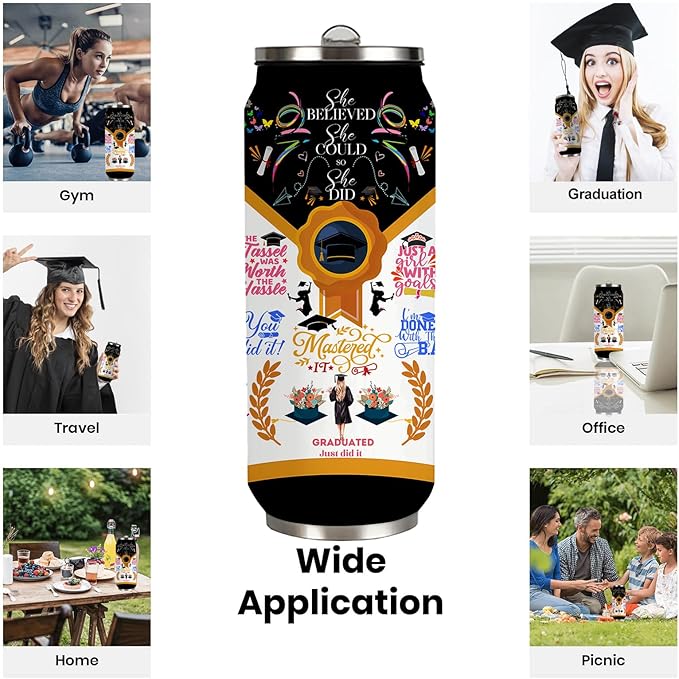 Graduation Gifts for Her - 17oz Tumbler - College Graduation Gifts for Women Girls- Class of 2025 Gift for Masters Degree Phd- One Degree Hotter for Graduates Friends Classmates