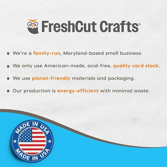 FreshCut Crafts 240 Pieces Heart Paper Cutouts, 2-Sided US Made Card Stock Punch Out Multicolor Hearts for Valentine’s Day Crafts, Bulletin Boards, Classroom Decor, and Posters 10 Vibrant Colors