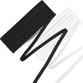Shappy Elastic for Sewing Knit Elastic Band (1/2 Inch X 22 Yards,Black and White)