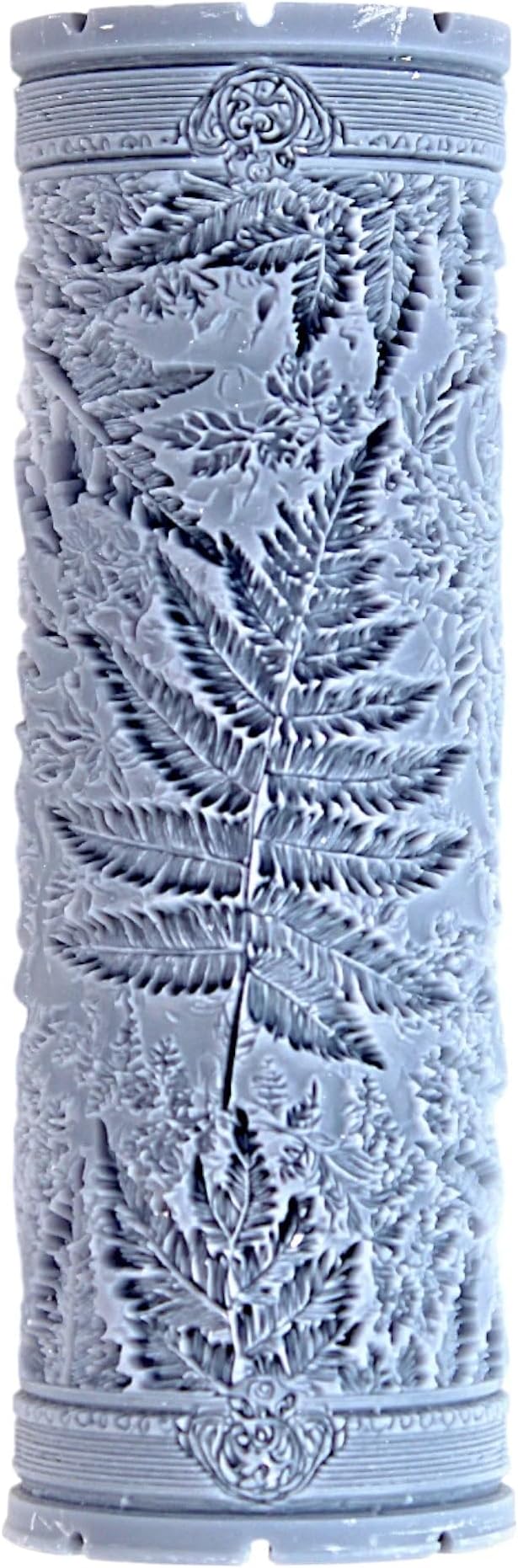 Fern Leaves Clay Texture Roller (4") - Forest Set #01 - Embossing Pattern Roller for Polymer & Ceramic Clay, Pottery & Crafts