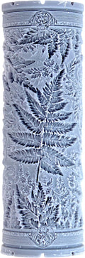 Fern Leaves Clay Texture Roller (4") - Forest Set #01 - Embossing Pattern Roller for Polymer & Ceramic Clay, Pottery & Crafts