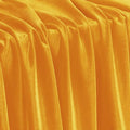 KKJIAF Yellow Stretch Velvet Fabric 60 Inch Wide, 5 Yard Soft Stretchy Fabric for Sewing Clothes, Apparel, Costume, Crafts - 90% Polyester 10% Spandex