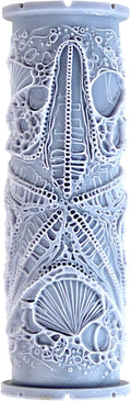 Starfish Clay Texture Roller (4") - Ocean Set #01 - Embossing Pattern Roller for Polymer & Ceramic Clay, Pottery & Crafts