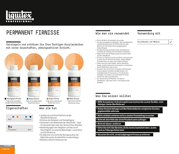 Liquitex Professional Gloss Varnish, 118ml (4-ozl