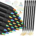 Shuttle Art 120 Pack Rainbow Pencils Bulk, 7 Colors in 1 Rainbow Colored Pencils, Pre-sharpened, Break-resistant Black Wooden Pencil for Kids and Adults Coloring, Drawing, Sketching, Doodling, Gifts