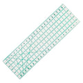 MANUFORE Quilting Ruler 6” x 24” Sewing Acrylic Ruler Anti-Slip Metric Ruler DIY Quilting Tools with Clear Printed Lines for Precise Cutting