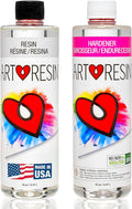 ArtResin Epoxy Resin – High-Gloss Clear Coat for Artwork - 32 oz (16 oz resin + 16 oz hardener) (946 ml)