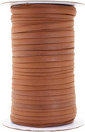 Mandala Crafts 55 Yards 1/4 Inch Russet Brown Double Fold Bias Tape for Sewing - Bias Binding Tape for Quilting Binding, Hemming, Seam, and Fabric Piping