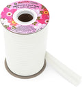 Mandala Crafts 3/4 Inch Single Fold Bias Tape for Sewing, Quilting, Piping, Hemming, Blanket & Quilt Binding – 40 Yards Off White Fabric Seam Binding Tape