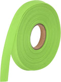 MECCANIXITY 1/2 Inch Double Fold Bias Tape Polyester Continuous Bulk Bias Tape for Sewing,Seaming Quilting Hemming Binding Crafts (Fruit Green 10 Yards)