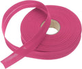 MECCANIXITY 1 Inch Single Fold Bias Tape Polyester Continuous Bulk Bias Tape for Sewing,Seaming Quilting Hemming Binding Crafts (Rose Red 25 Yards)