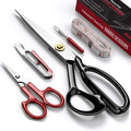 Fabric Scissors - 8 Inch Heavy Duty Tailor Shears for Fabric Cutting - Ultra Sharp Cloth Scissors - Multipurpose Utility Dressmaker Leather Titanium