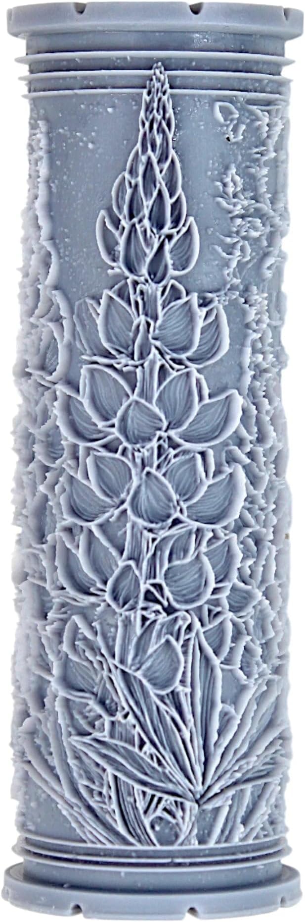Lupine Flower Clay Texture Roller (4") - Flower Set #02 - Embossing Pattern Roller for Polymer & Ceramic Clay, Pottery & Crafts