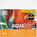 Ampersand Art Supply Watercolor Painting Panel: Museum Series Aquabord, 1/8 Inch Flat Profile, 8" x 8"