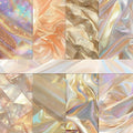 16 Sheets Scrapbook Paper, Vintage Decorative Scrapbook Supplies for Junk Journal Card Making Picture Art Collage DIY 6x6 inches