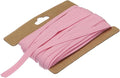 MECCANIXITY 1/4 Inch Double Fold Bias Tape Cotton Continuous Bulk Bias Tape for Sewing,Seaming Quilting Hemming Binding Crafts (Pink 12 Yards)