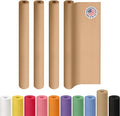 Brown Paper Roll 48" x 1800" (150 feet), Pack of 4 - USA-Made Brown Packing Paper 50lb Thickness for Moving, Shipping, Crafts/Arts - 100% Recycled Natural Wrapping Material by IDL Packaging
