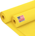 24" x 1200" (100 ft) Yellow Kraft Paper Roll (Value Pack of 2), 45 lbs Thickness, Made in USA Colored Kraft Paper for School, Bulletin Board - Odorless, Non-Toxic, Safe for Kids
