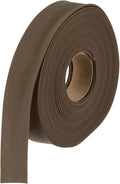 MECCANIXITY 1 Inch Double Fold Bias Tape Polyester Continuous Bulk Bias Tape for Sewing,Seaming Quilting Hemming Binding Crafts (Brown 10 Yards)