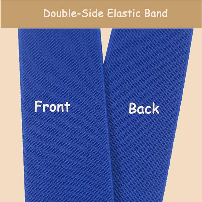 Royal Blue Knit Elastic Band For Sewing 1-1/2 inch 10 Yards -38mm Flat Heavy Stretchy Elastic Straps Elastic Band Spool for DIY Craft-Bedspread-Clothing-Pants Waistband-Wigs-Skirts- DIY Projects