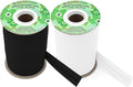 Mandala Crafts 1 Inch Single Fold Bias Tape for Sewing, Quilting, Piping, Hemming, Blanket & Quilt Binding – 80 Yards Black and White Fabric Seam Binding Tape