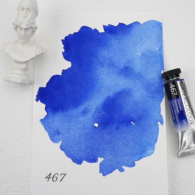 PHOENIX Professional Watercolor Paint Single Tube - 0.47 Fl Oz / 14ml - Ultramarine(Green Shade)