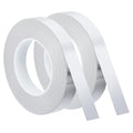uxcell Metallic Tape, 0.78 in x 164 ft Self Adhesive Metalized Polyester Film Tape Waterproof Shiny Washi Tape for Walls Graphic Arts Gifts Wrapping Crafts Decoration, Gloss Silver, 2 Pcs