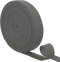 uxcell 23 Yards Cotton Twill Tape, 1-inch Herringbone Webbing Ribbon Bias Binding Tapes for Clothes Sewing, DIY Crafting (Dark Gray)