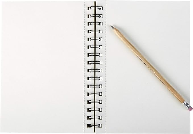 Sketch Book 6 Pack - 5.5" x 8.5", 360 Sheets Sketch Books, Drawing Notebook, Sketchbook for Drawing Art