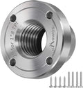 2" Steel Wood Lathe Faceplate,Faceplate for Wood Lathe,Lathe Face Plate Fit for 1" x 8TPI Spindle without Screwchuck